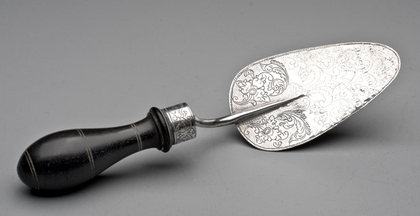 Indian Colonial Victorian Silver Trowel - Sir Albert Albert Spicer, London Missionary Society
